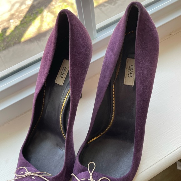 PRADA SUEDE PUMPS - Size 39.5 - Picture 11 of 11